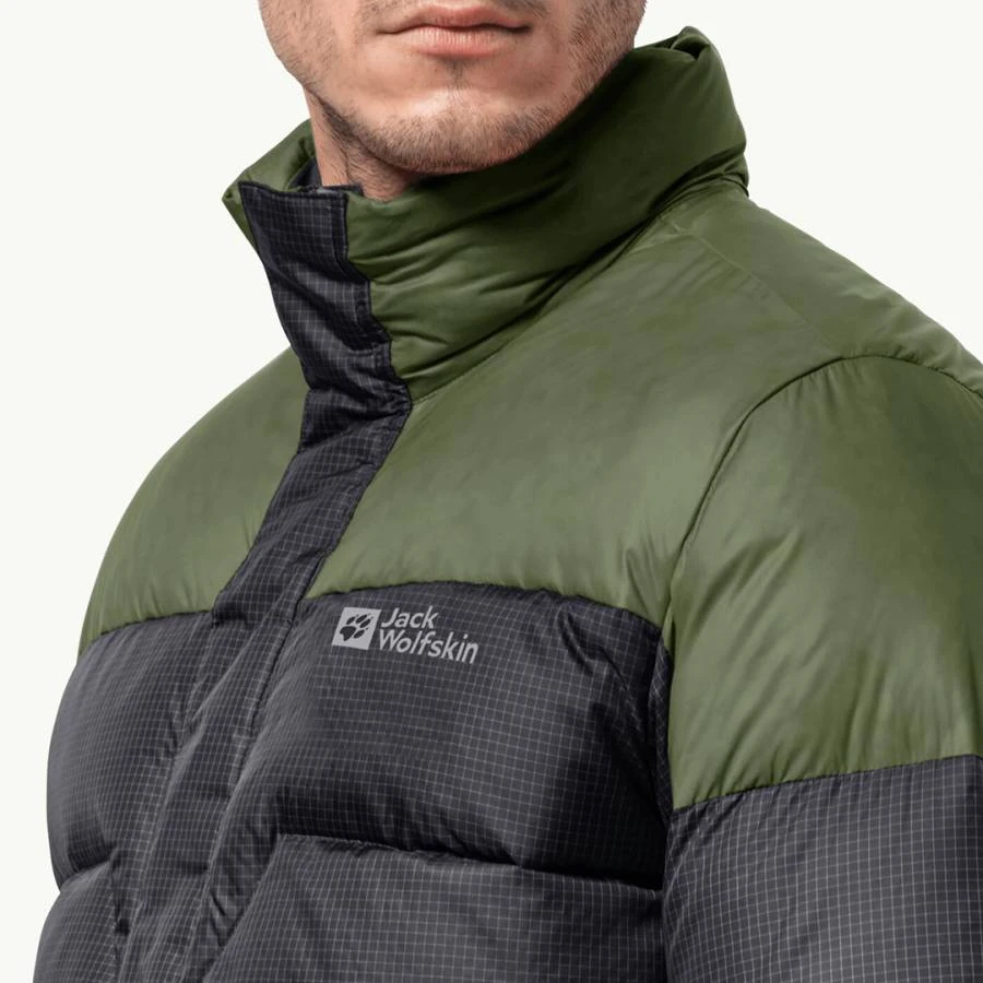 Jack Wolfskin Khaki DNA Tundra XT Down Jacket 2 Jack Wolfskin Khaki DNA Tundra XT Down Jacket - Image 2