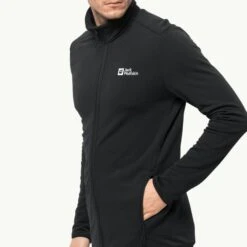 Jack Wolfskin Black Pack & Go Fleece Jacket