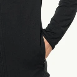 Jack Wolfskin Black Pack & Go Fleece Jacket -Schmuddelwedda 18272573 3