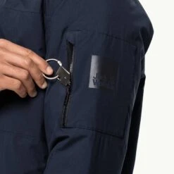Jack Wolfskin Navy Koenigsbau Weather Resist Parka -Schmuddelwedda 18272615 3