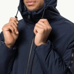 Jack Wolfskin Navy Koenigsbau Weather Resist Parka -Schmuddelwedda 18272615 5