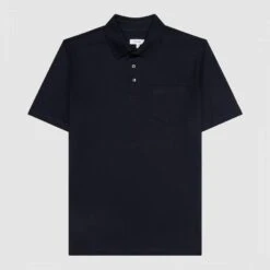 Reiss Navy Hendrix Cotton Polo Shirt -Schmuddelwedda 18278516 4