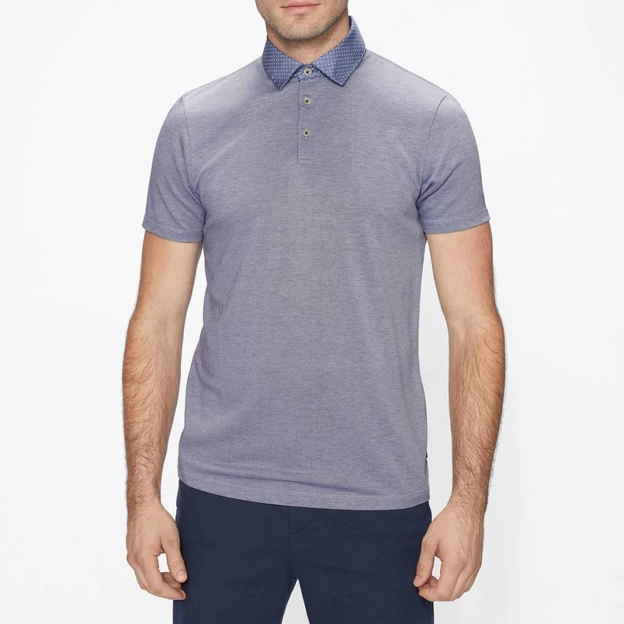 Ted Baker Dark Blue Frend Colar Polo 1 Ted Baker Dark Blue Frend Colar Polo