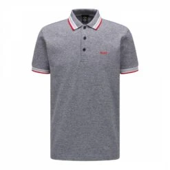 Boss Grey Paddy Contrast Trims Cotton Polo Shirt 5 Boss Grey Paddy Contrast Trims Cotton Polo Shirt -Schmuddelwedda 18305749 3