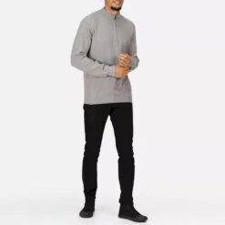 Regatta Grey Half Zip Sweatshirt -Schmuddelwedda 18306170 3
