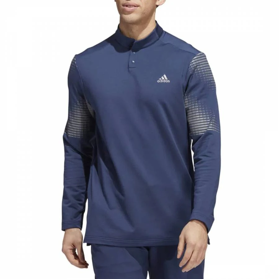 Adidas Golf Navy Golf Statement Long Sleeve Top 1 Adidas Golf Navy Golf Statement Long Sleeve Top