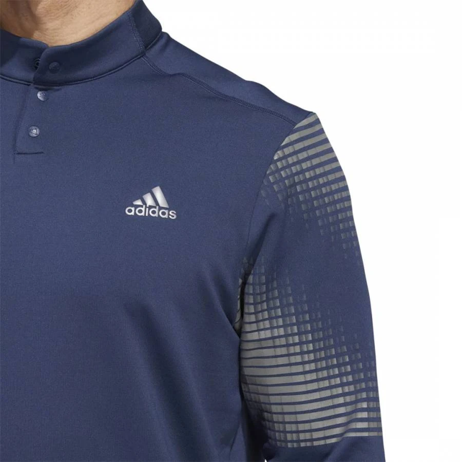 Adidas Golf Navy Golf Statement Long Sleeve Top 3 Adidas Golf Navy Golf Statement Long Sleeve Top - Image 3
