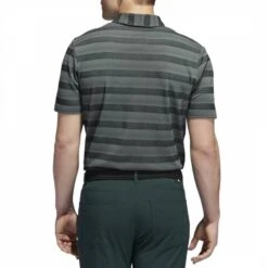 Adidas Golf Grey Striped Polo Shirt -Schmuddelwedda 18314797 3