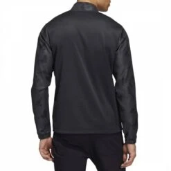 Adidas Golf Black Golf Spatter Print 1/4 Zip Pullover -Schmuddelwedda 18314847 3