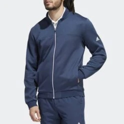 Adidas Golf Navy Full Zip Jacket
