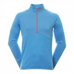 Adidas Golf Blue Golf 1/4 Zip Top