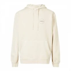AllSaints White Omiri Circle Logo Cotton Hoodie -Schmuddelwedda 18331650 3