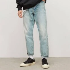 AllSaints Light Blue Jack Distressed Jeans