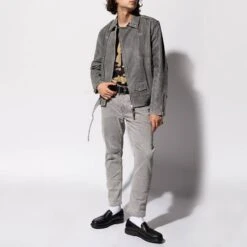 AllSaints Grey Dean Stretch Jeans -Schmuddelwedda 18332168 3