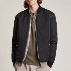 AllSaints Khaki Caldy Reversible Jacket -Schmuddelwedda 18332183 4