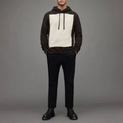 AllSaints Black Lobke Cotton Hoodie -Schmuddelwedda 18332374 3