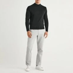 Hackett London Black Mock Neck Wool Jumper -Schmuddelwedda 18337868 3