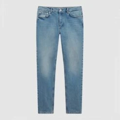 Reiss Washed Blue Wade Tapered Slim Jeans -Schmuddelwedda 18339027 4
