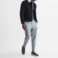 Reiss Navy Metcalf Wool Blend Jacket -Schmuddelwedda 18339089 3