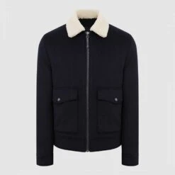 Reiss Navy Metcalf Wool Blend Jacket -Schmuddelwedda 18339089 4