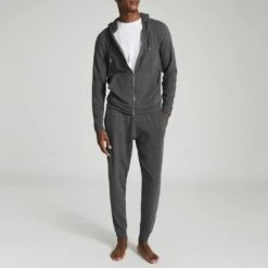 Reiss Dark Grey Greg Zipped Hoodie -Schmuddelwedda 18339192 3