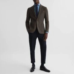 Reiss Brown Select Wool Blend Jacket -Schmuddelwedda 18339660 3