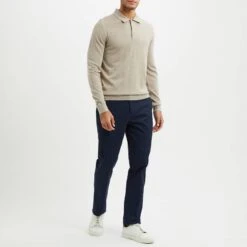 Reiss Stone Trafalgar Merino Wool Blend Polo Shirt -Schmuddelwedda 18339672 3