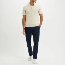 Reiss Stone Ace Short Sleeve Cotton Polo Shirt -Schmuddelwedda 18339716 3