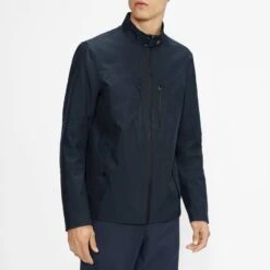 Ted Baker Navy Frowbak Lightweight Shell Jacket