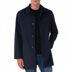 Navy Straight Fit Mac