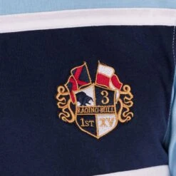 Blue Crest Pique Cotton Polo Shirt -Schmuddelwedda 18383795 3