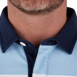 Blue Crest Pique Cotton Polo Shirt -Schmuddelwedda 18383795 4