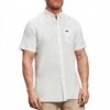 White Linen Blend Shirt