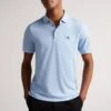 Ted Baker Blue Tortila Cotton Polo Top