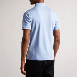 Ted Baker Blue Tortila Cotton Polo Top -Schmuddelwedda 18389765 4