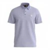 Boss Purple Patch Logo Cotton Polo Shirt