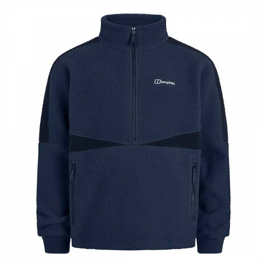 Berghaus Navy Half Zip Fleece 2 Berghaus Navy Half Zip Fleece - Image 2