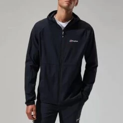 Berghaus Black/Grey Theran Hooded Water Repellent Jacket