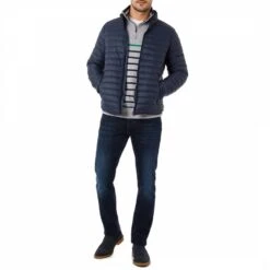 Grey Striped Cotton Half Zip Sweatshirt -Schmuddelwedda crew 6 3