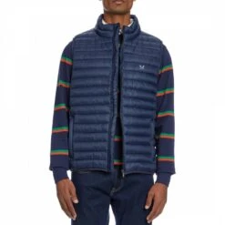 Navy Padded Gilet