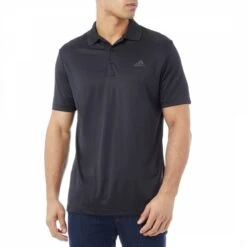 Adidas Golf Black Adidas Stretch Polo Shirt -Schmuddelwedda mixed brands mw19 1